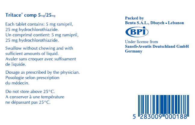 Tritace Comp 5mg/25mg*